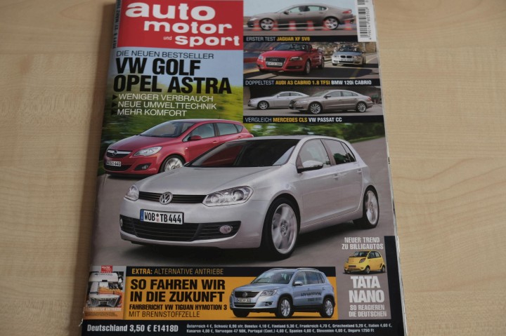 Deckblatt Auto Motor und Sport (08/2008)